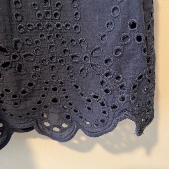 Talbots Navy Eyelet Skirt - Picture 11 of 16